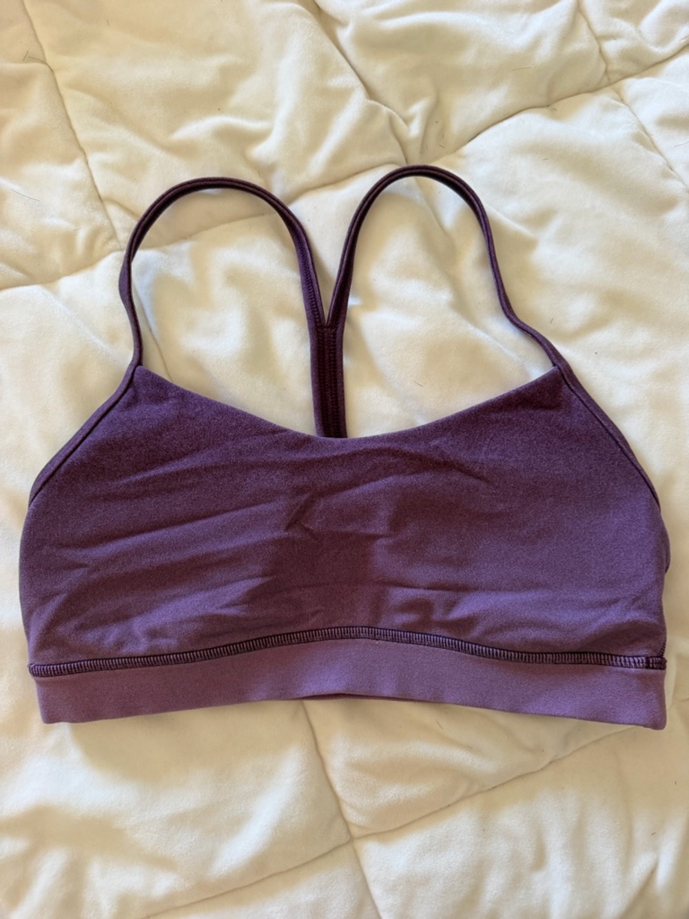lululemon athletica Deep Plum Strappy Sports Bra